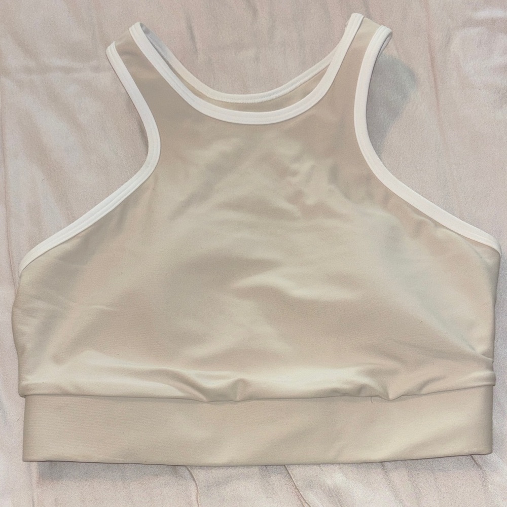 Old Navy Cream Sports Bra